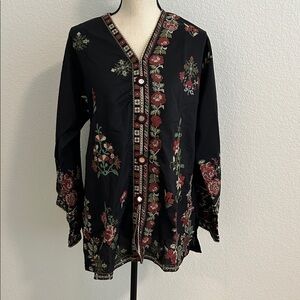 Pakistani Indian ETHNIC Black kurta shalwar S